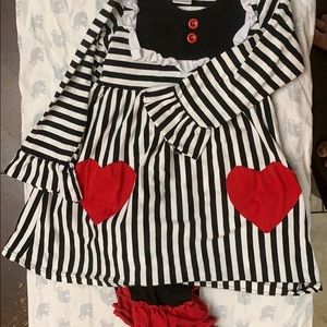 Valentine’s Day outfit sz 5